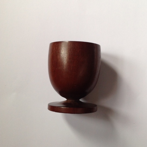 Mahogany Wooden Goblet Wine Cup Shot Party Groomsmen Decoration 2.5 X 2 - Picture 7 of 8